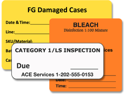 Custom label solutions for the manufacturing industry Custom label solutions for the manufacturing industry